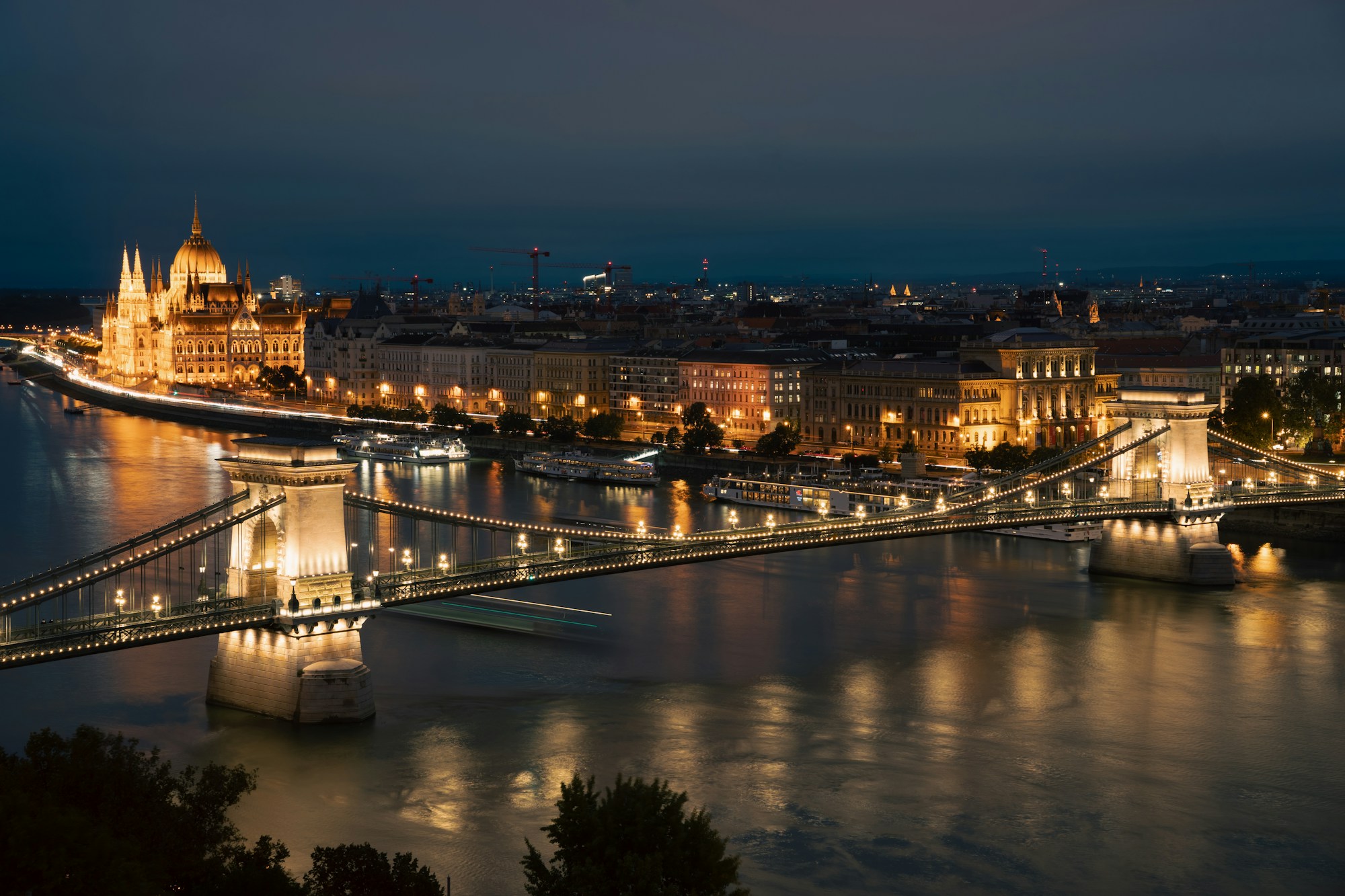 Budapest by night